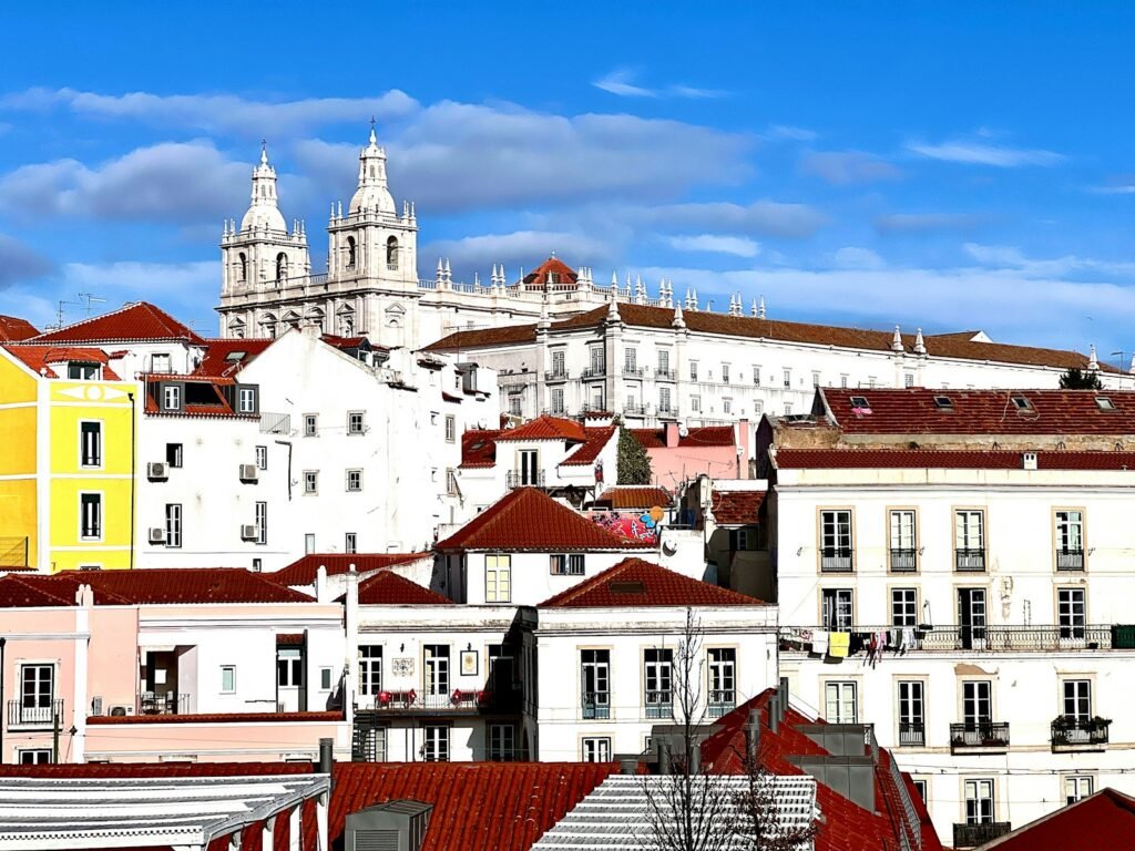 Telhados do centro histórico de Lisboa